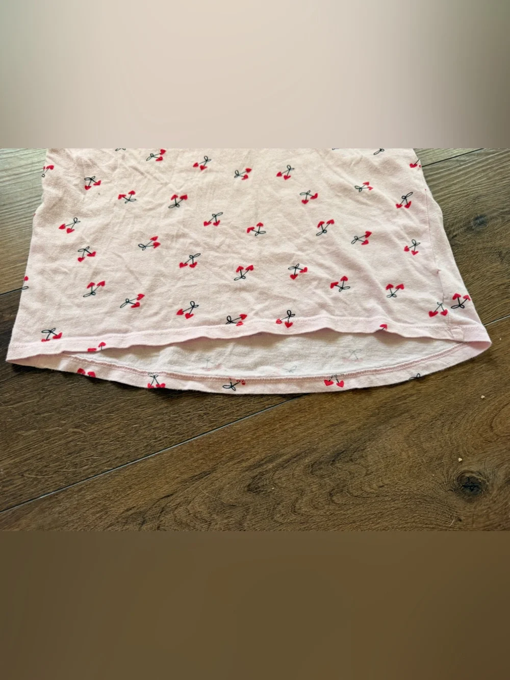 Old Navy Pink Cherry Print Short Sleeve Tee for Kids
